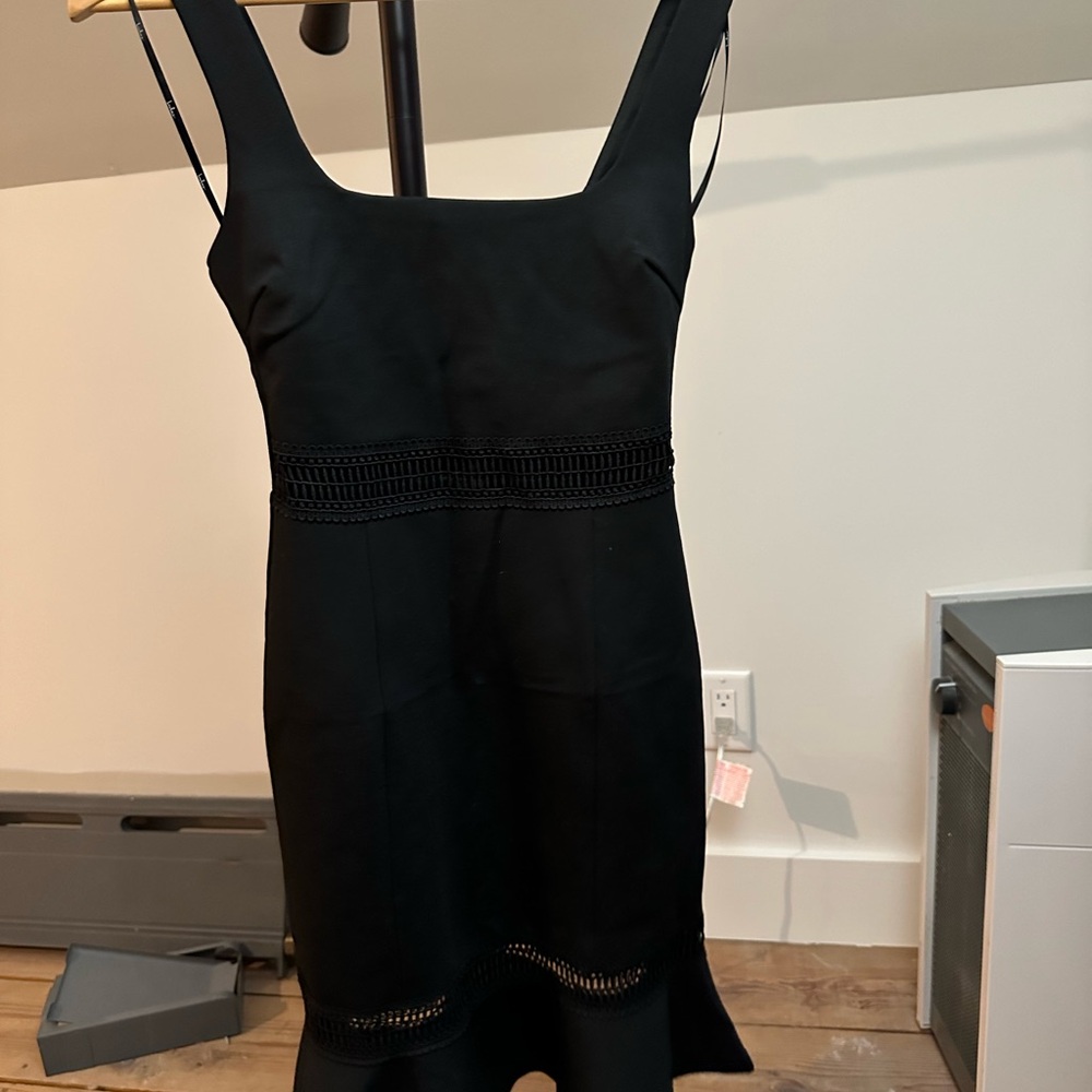 Lulu's Black Sleeveless Mini Dress